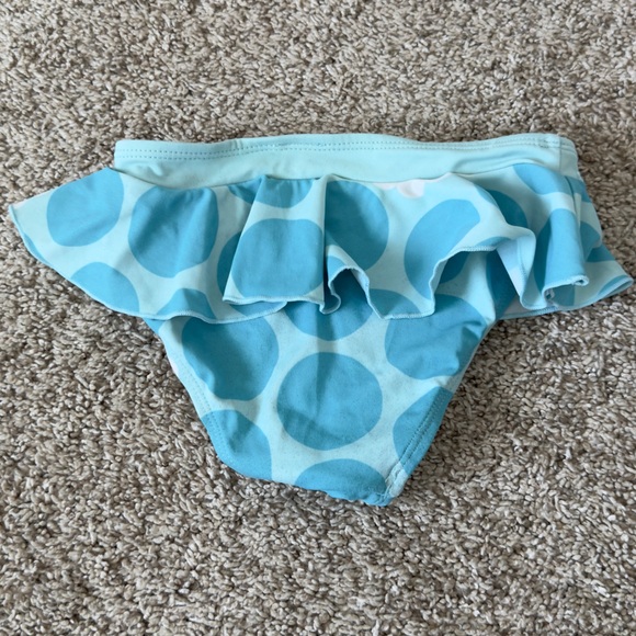 Gymboree Girl’s blue polka dot Two Piece bikini bathing suit Swimsuit Size 5 - Picture 9 of 10